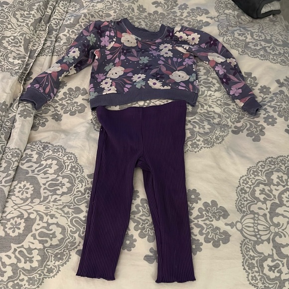 Little Sleepies’s sweatshirt and leggings size 12-18 months - Picture 1 of 5